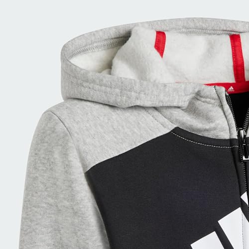 adidas Unisex kids Essentials Big Logo Fleece Kids Tracksuit, 7-8 years