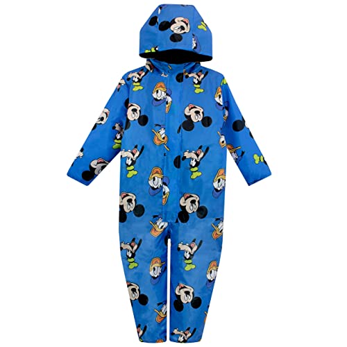 Disney Boys Puddle Suit Mickey Mouse Blue 4-5 Years