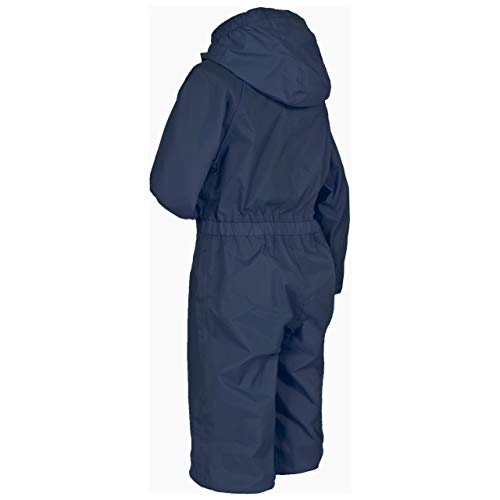 Trespass Unisex Kids Button Rain Suit, Navy, 7-8 Years UK