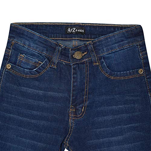 A2Z 4 Kids Kids Skinny Denim Stretchy Pants - Girls Jeans JN25 Dark Blue 11-12