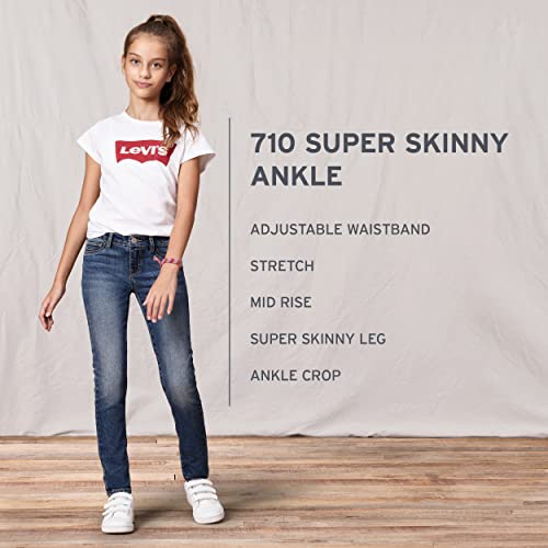 Levi's Girl's Lvg 710 Super Skinny Jean, Keira, 14 Years
