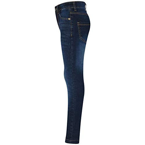 A2Z 4 Kids Kids Skinny Denim Stretchy Pants - Girls Jeans JN25 Dark Blue 11-12