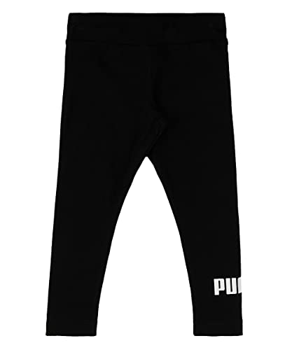 PUMA Girl's Ess Logo Leggings Tights, Puma Black, 15-16 Years UK