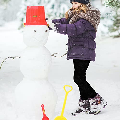 Witwot Girls Fleece Lined Leggings Thermal Winter Pants Black Trouser Pink 9-10 Years