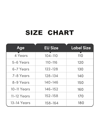 Domee Girls Fleece Lined Leggings Cotton Warm Winter Thermal Thick Trousers Black 8-9 Years (Manufacturing Size 150)