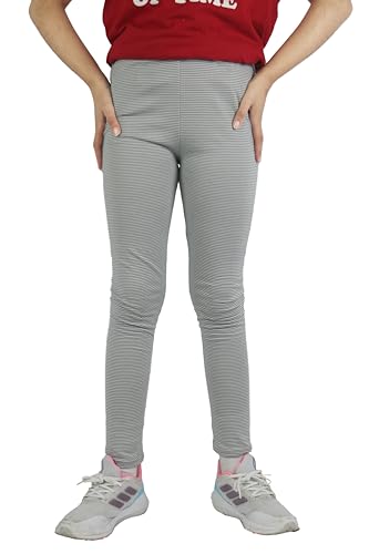 Bahob® 2 Pack Girl’s Leggings Pants for Kids Full Length Skin Tight, Stretch Fit Cotton Legging 5-6 to 13-14 Years (GPL-49-A 7-8 Years)