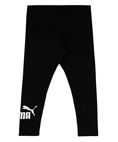 PUMA Girl's Ess Logo Leggings Tights, Puma Black, 15-16 Years UK