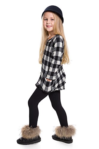 hi!mom Winter Girls Leggings Extra Warm Soft Cotton Kids Pants CHILD28