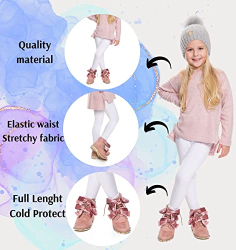 hi!mom Winter Girls Leggings Extra Warm Soft Cotton Kids Pants CHILD28