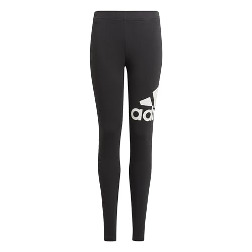 adidas Girl's Bl Leggings, Black/White, 13 Years UK