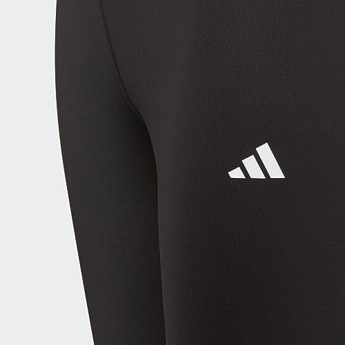 Adidas Girl's Tf Leggings, Schwarz Weiß, 14 Years UK