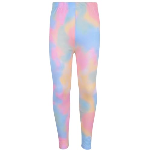 A2Z 4 Kids Girls Childrens Rainbow Galaxy - Tie Dye 254 Legging Rainbow_11-12