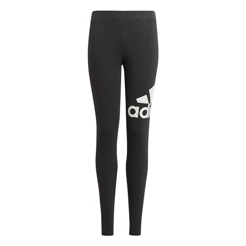 adidas Girl's Bl Leggings, Black/White, 13 Years UK