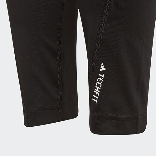Adidas Girl's Tf Leggings, Schwarz Weiß, 14 Years UK