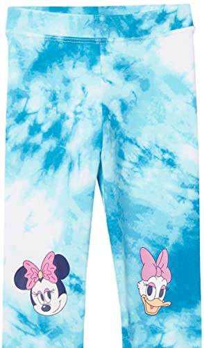Amazon Essentials Disney | Marvel | Star Wars | Frozen | Princess Girls' Leggings, Pack of 4, Minnie/Beach, 3 Years