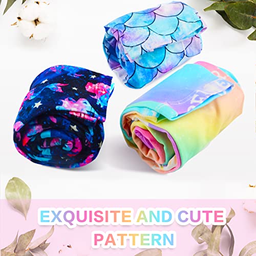 Nidoul Kid Girls Unicorn Rainbow Mermaid Leggings Soft Stretchy Pants High Waist Slim Tights