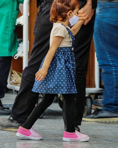 Witwot 5 Pack Girls Leggings Kids Toddler Leggings Pants Girls School Trouser 9-10 Years Black