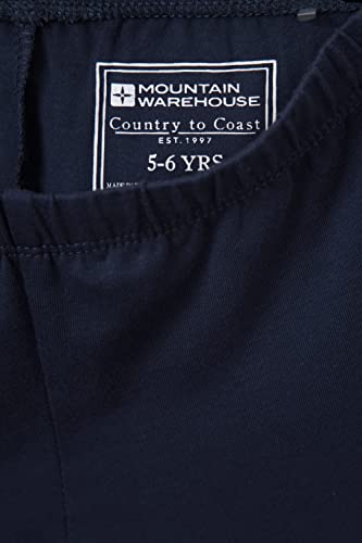 Mountain Warehouse Patterned Kids Leggings - Breathable Childrens Tights, Lightweight Girls & Boys Legging, Elastic Waistband - Best for Outdoors, Travelling, Hiking Rainbow 9-10 Years