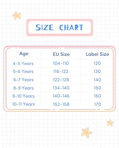 Domee Girls Fleece Lined Leggings Winter Thick Thermal Warm Trousers Pack of 2 Stars and Dots 8-9 Years (Manufacturer Size 140)