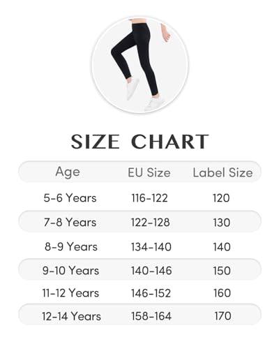 Domee Girls Sport Leggings Yoga Gym Athletic Full Length Trousers Pack of 3 Black 11-12 Years (Manufacturer Size 160)