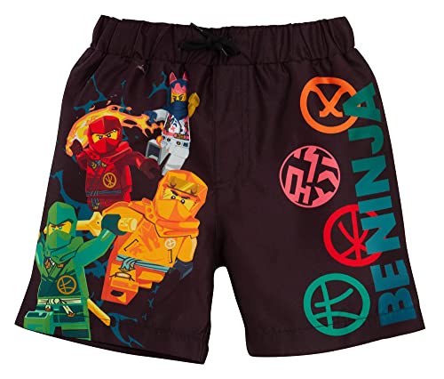 LEGO Boys Ninjago Swim Shorts 5-6 Years Black
