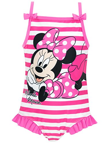 Disney Girls Swimsuit Minnie Mouse Pink 3-4 Years