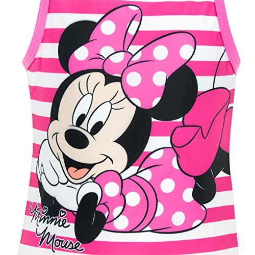 Disney Girls Swimsuit Minnie Mouse Pink 3-4 Years