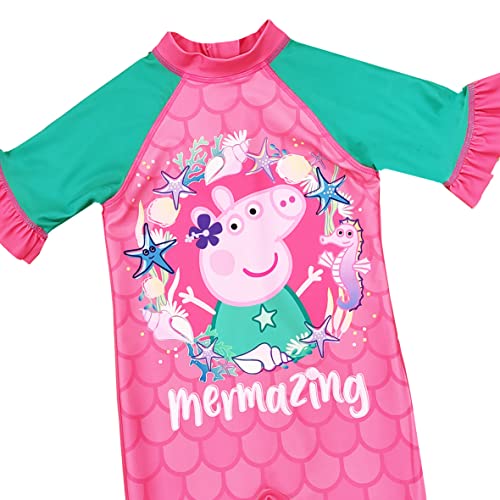 Girls Peppa Pig Swimsuit Swimming Suit Costume (Peppa Pig, 2-3 Years)
