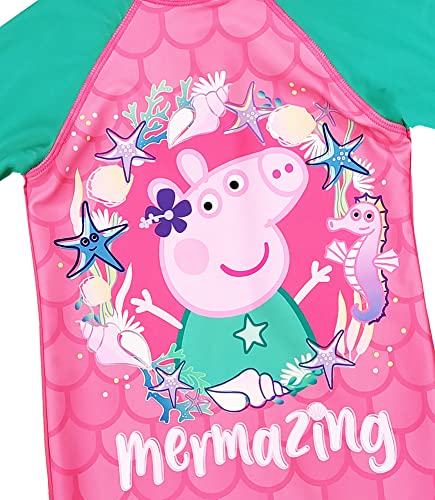 Girls Peppa Pig Swimsuit Swimming Suit Costume (Peppa Pig, 2-3 Years)