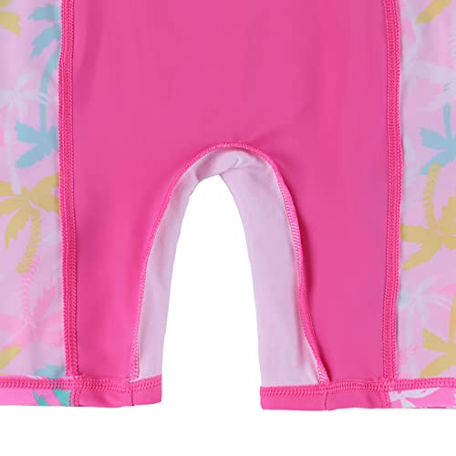 HUAANIUE Girls 2-12Y CocoTree with Heart Swimming Suit 50+UV Sun Protection Swimsuit Costume