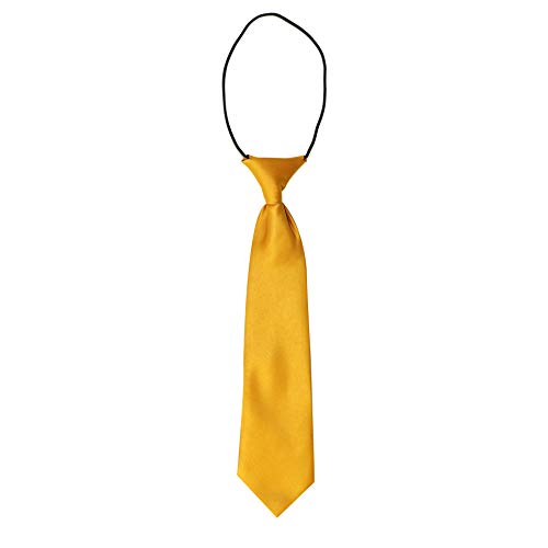 The Tie Co™ Premium Children's Elasticated Neck Tie Kids (Golden Yellow)