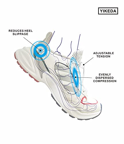 YIKEDA No Tie Elastic Laces 120CM Elastic Shoe Laces No Tie Elastic Shoelace Lock System Suitable for Kids Adults Elderly Disabled (Navy Blue)