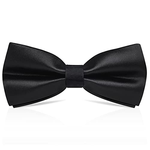 PROUSKY Boy's Pre-Tied Bow Tie, Kids Silk Bow Ties - Adjustable Neck Bowties for Baby Toddler Birthday Wedding Photo Formal Party