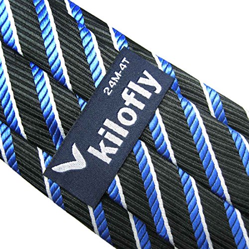 kilofly Pre-tied Adjustable Neck Strap Tie Boys Baby Necktie Value Set of 5
