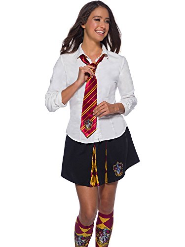 Rubie's Official Harry Potter Gryffindor Deluxe Tie, Costume Accessory Adults / Childs One Size Age 6 Years