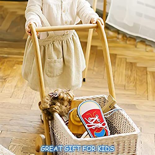 Fitn beau 2pcs Wooden Lacing Shoe, Learn to Tie Shoe Laces Kids, Shoe Lace Practice Board, Kids Shoe Lace, Tie Shoe Laces Practice for Kids, Children's Sports Skills Toys, Educational Tools