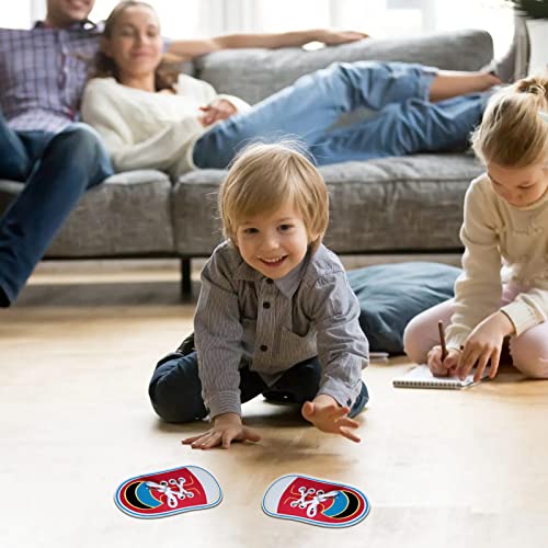 Fitn beau 2pcs Wooden Lacing Shoe, Learn to Tie Shoe Laces Kids, Shoe Lace Practice Board, Kids Shoe Lace, Tie Shoe Laces Practice for Kids, Children's Sports Skills Toys, Educational Tools