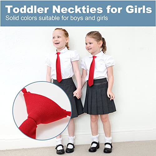 Kajeer Pre-tied Kids Boys Neckties - Adjustable Buckle Closure Gabardine Toddler Ties for Formal School Wedding Party