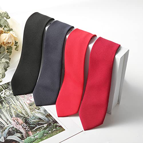 Kajeer Pre-tied Kids Boys Neckties - Adjustable Buckle Closure Gabardine Toddler Ties for Formal School Wedding Party