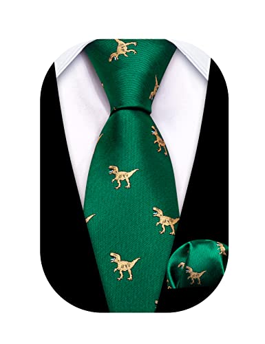 Barry.Wang Boys Tie Boys Silk Necktie Pocket square Set,Paisley Plaid For Prom Party Busines Ceremony