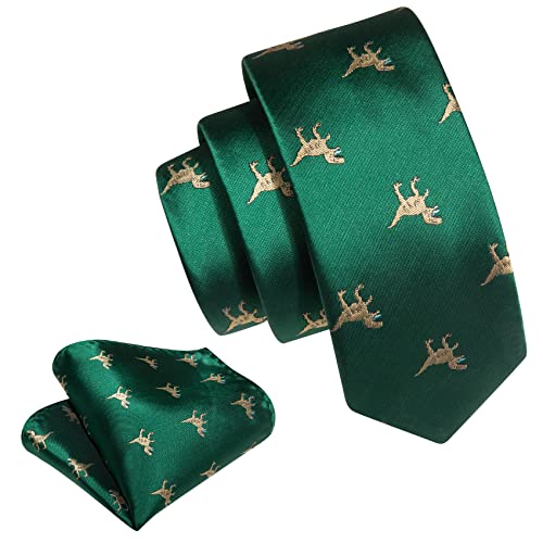 Barry.Wang Boys Tie Boys Silk Necktie Pocket square Set,Paisley Plaid For Prom Party Busines Ceremony