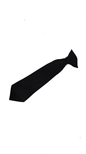 CB4 Accessories Childrens Black Clip On Tie (Small - 24 cm)
