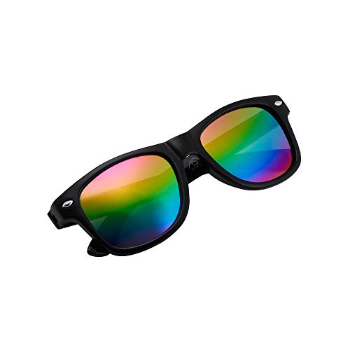 Kids Sunglasses Girls Boys Children Classic Style Shades UV 400 Protection (Rainbow)