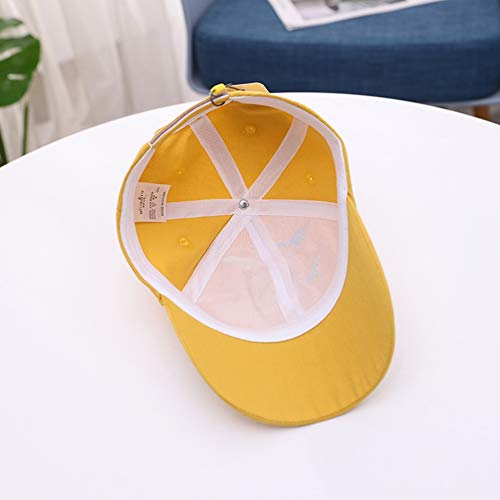 Miyanuby Baby Kids Baseball Caps Cotton Adjustable Summer Sun Hats for Toddler Baby Boys Girls Cartoon Dinosaur Hats Blue