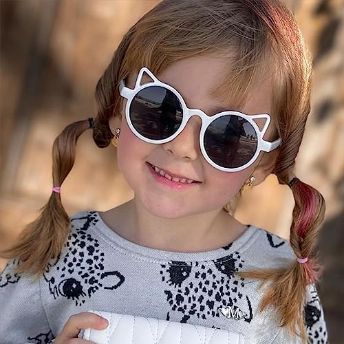 SECALIFE Kids Sunglasses Kids Party Sunglasses, Rubber Flexible Kids Sunglasses Polarized Toddler Sun Glasses for Baby Boys and Girls Shades UV400 Protection, Blue