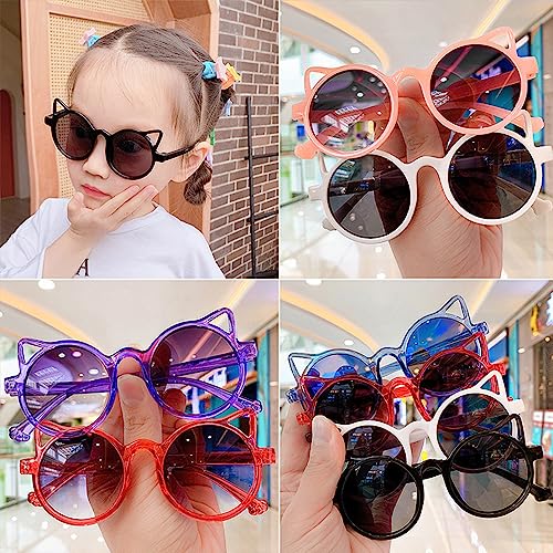 SECALIFE Kids Sunglasses Kids Party Sunglasses, Rubber Flexible Kids Sunglasses Polarized Toddler Sun Glasses for Baby Boys and Girls Shades UV400 Protection, Blue