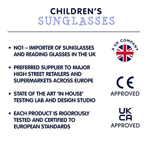 Betaview Official Licensed Peppa Pig Sunglasses | Pink Children's Sunglasses for Girls | Kids Sunglasses with 100% UV Protection | One Size Girl's Sunglasses for Kids Age 3+