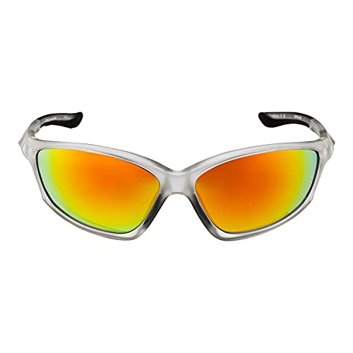 Ultra Storm Grey Frame Childrens Wraparound Sports Style Sunglasses UV400 Protection Boys Girls Kids Shades UVA UVB Glasses Durable Frame Unisex Recommended Age 10 to 16 Years