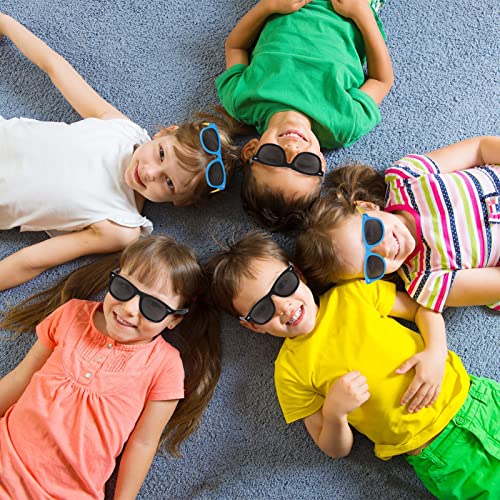 Firtink 2 Pair Kids Polarized Sunglasses Boys Sunglasses Protection Retro Eye Glasses For Kids Beach,School,Shopping,Party Decoration