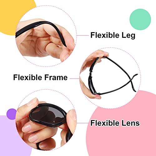 Firtink 2 Pair Kids Polarized Sunglasses Boys Sunglasses Protection Retro Eye Glasses For Kids Beach,School,Shopping,Party Decoration